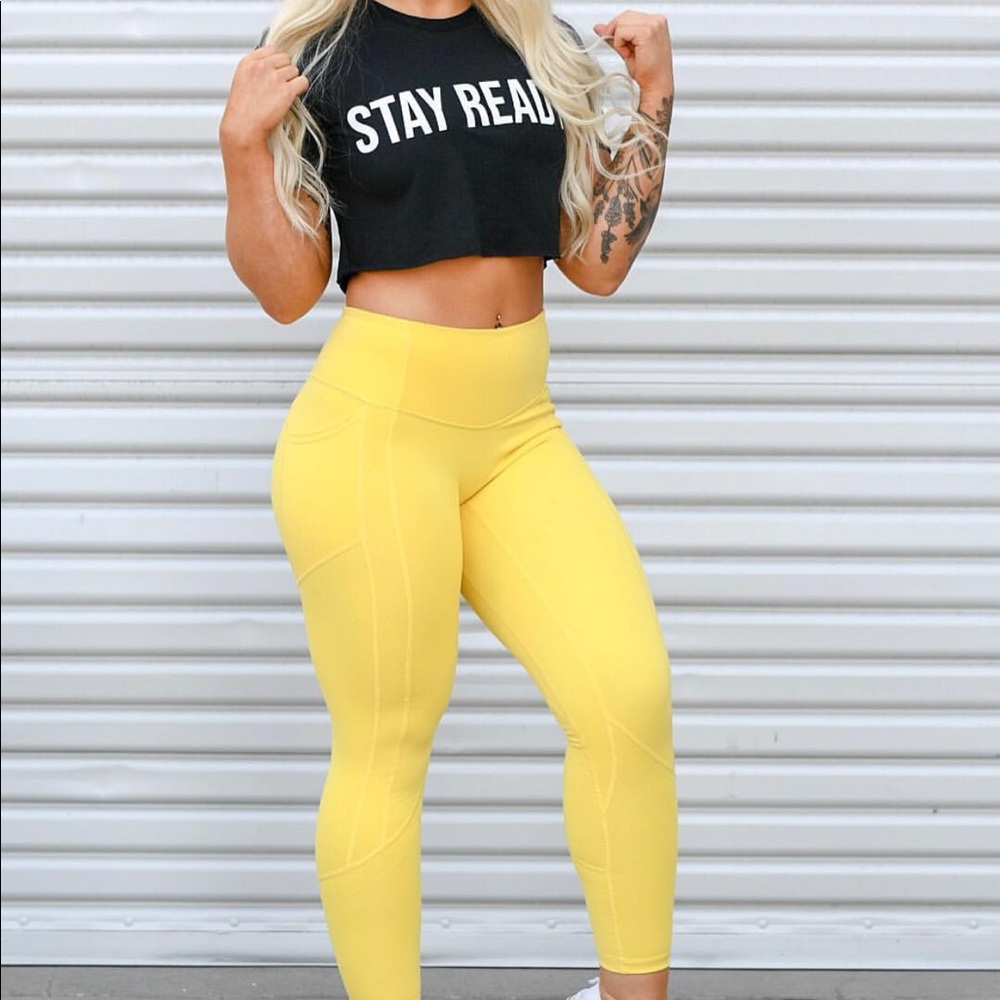Til You Collapse Heart Booty Leggings
